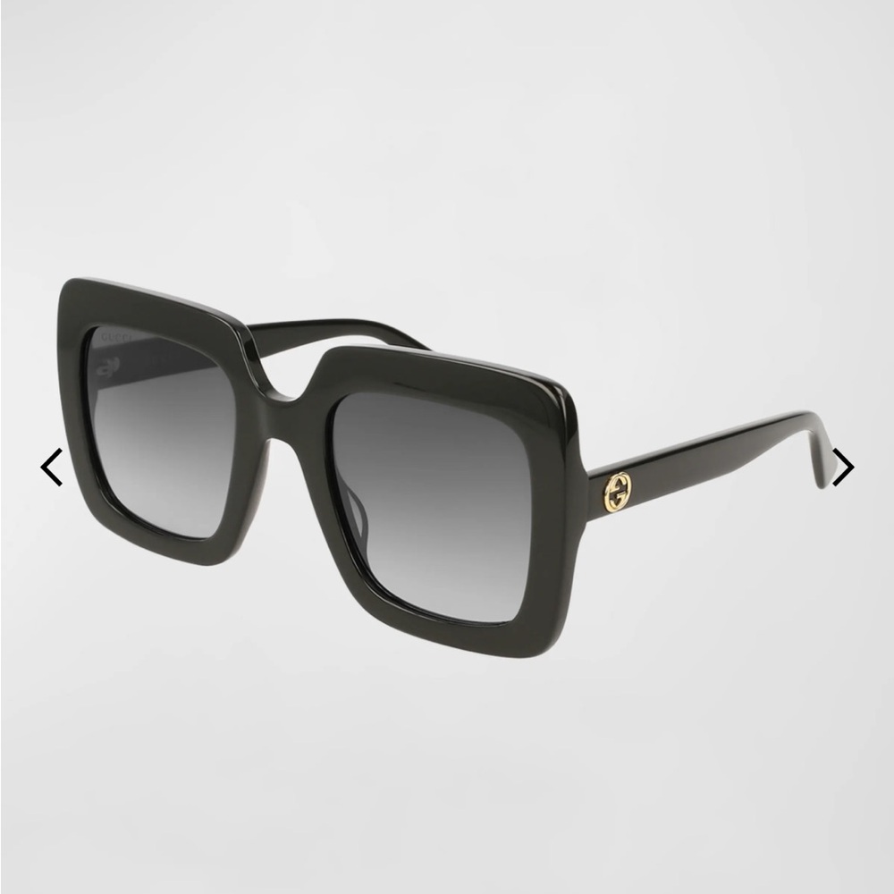 New Gucci Square Acetate Gradient Sunglasses